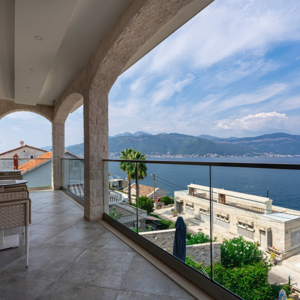 Living room, Villa Sonja, Villa Sonja by the sea with a pool and jacuzzi, Krašići, Montenegro Tivat, Montenegro